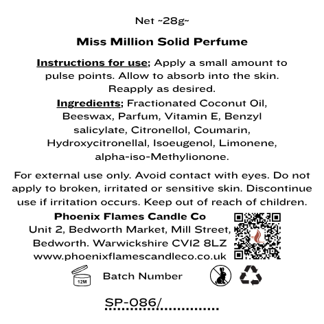 Miss Million Solid Perfume