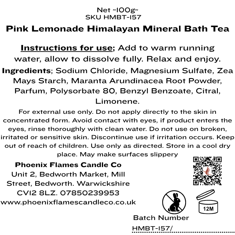 Pink Lemonade Bath Tea