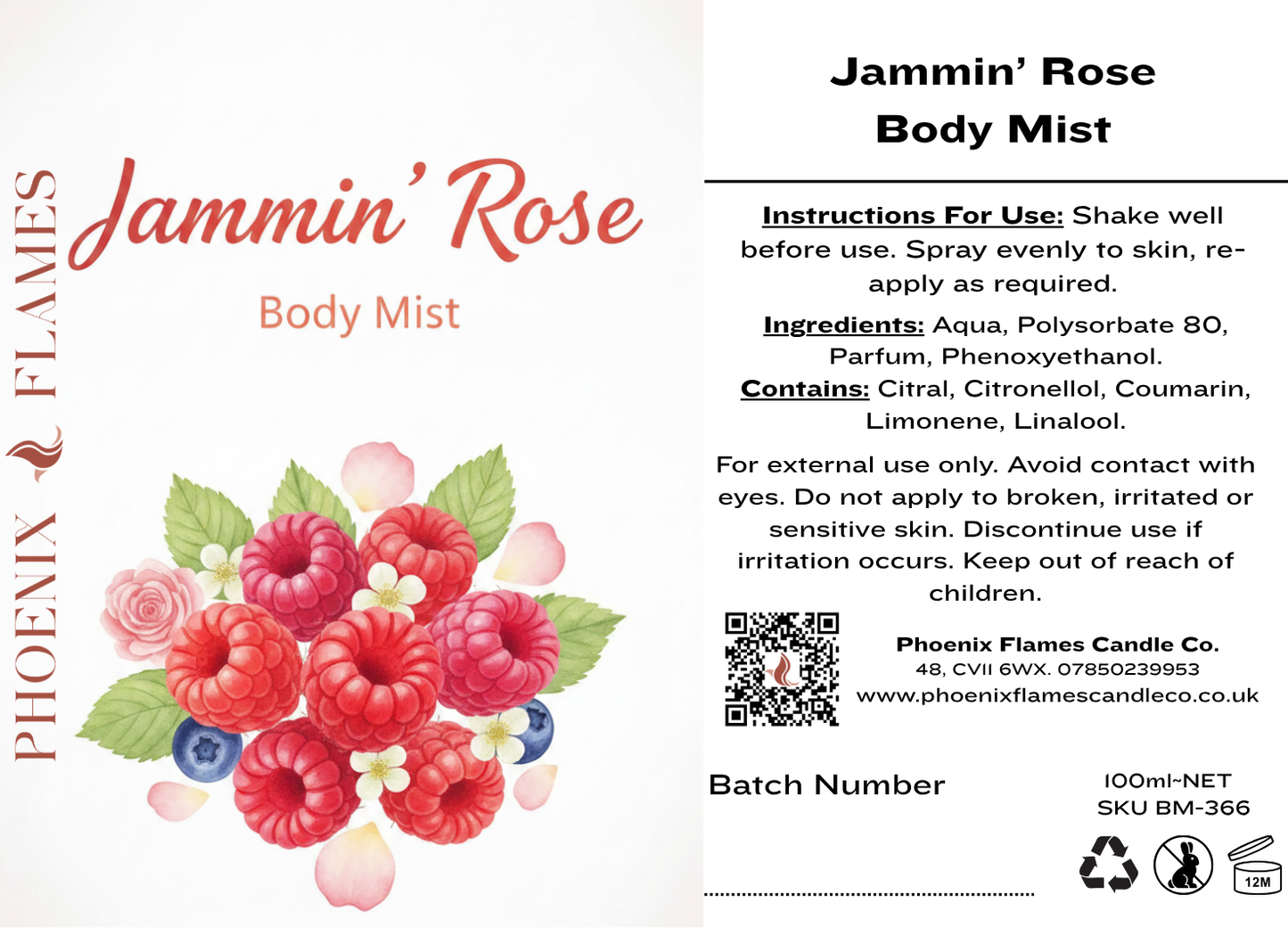 Jammin' Rose Body Mist
