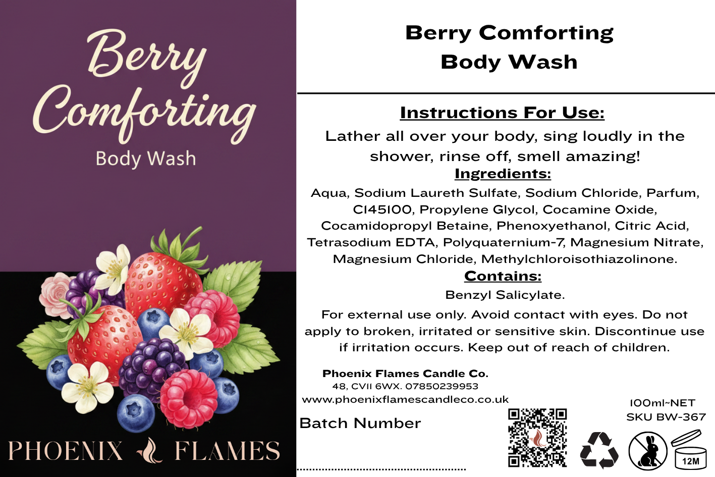 Berry Comforting Body Wash