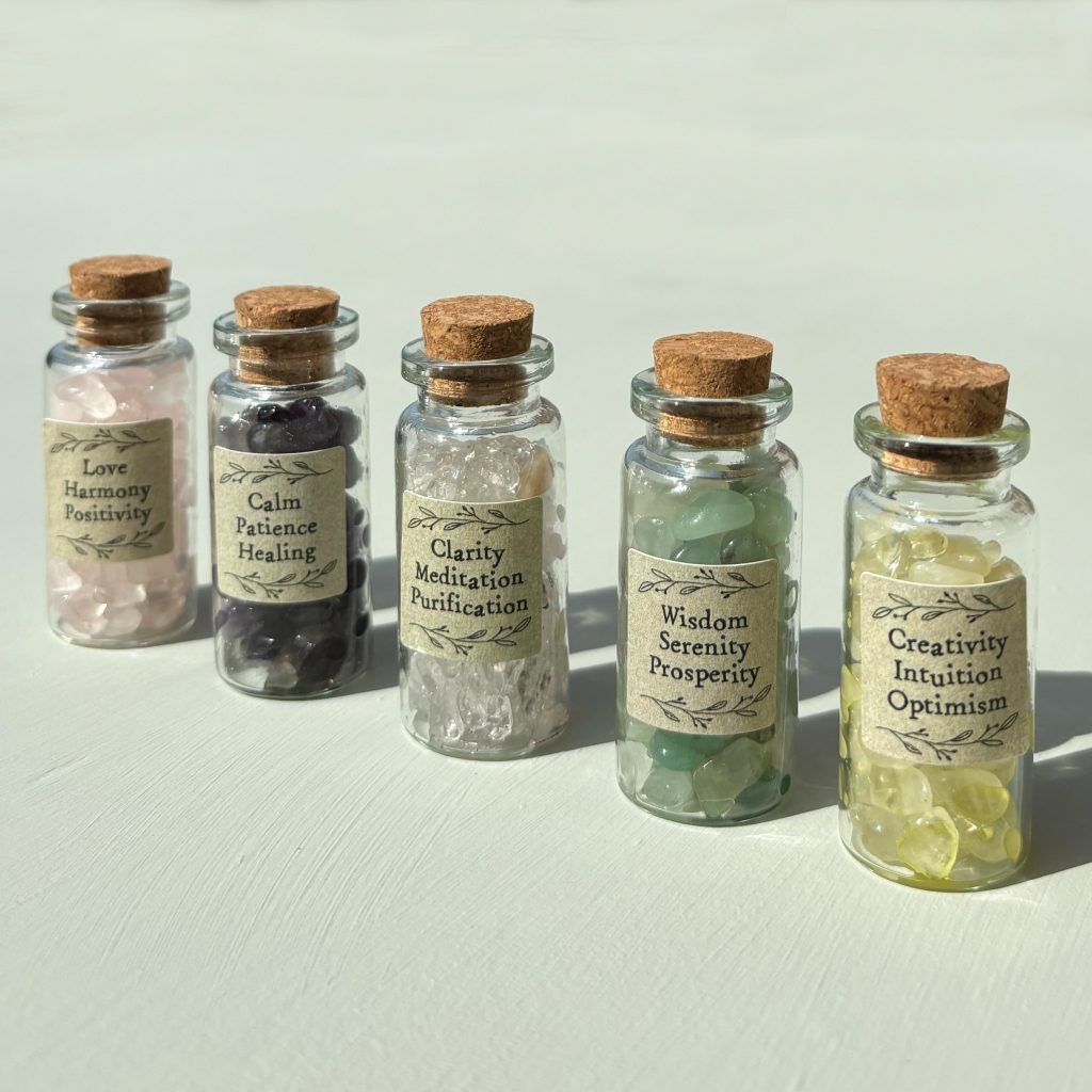 East Of India Little Bottles Of Fragranced Crystals