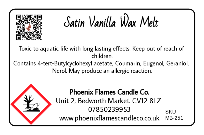 Satin Vanilla Wax Melts - Sandalwood & Creamy Vanilla