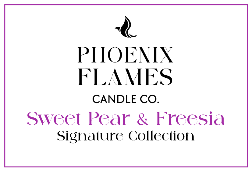 Sweet Pear & Freesia Candle Refill - Fresh Floral Fragrance