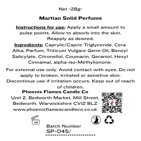 Martian Solid Perfume