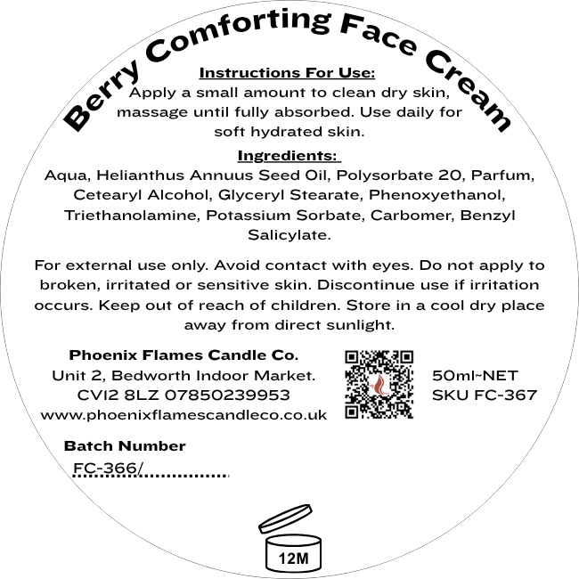 Berry Comforting Face Cream