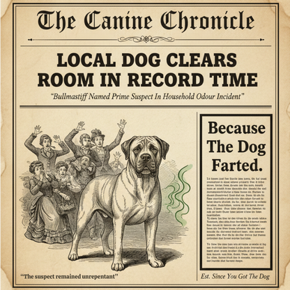 The Dog Farted Candle