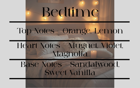 Bedtime scent notes
