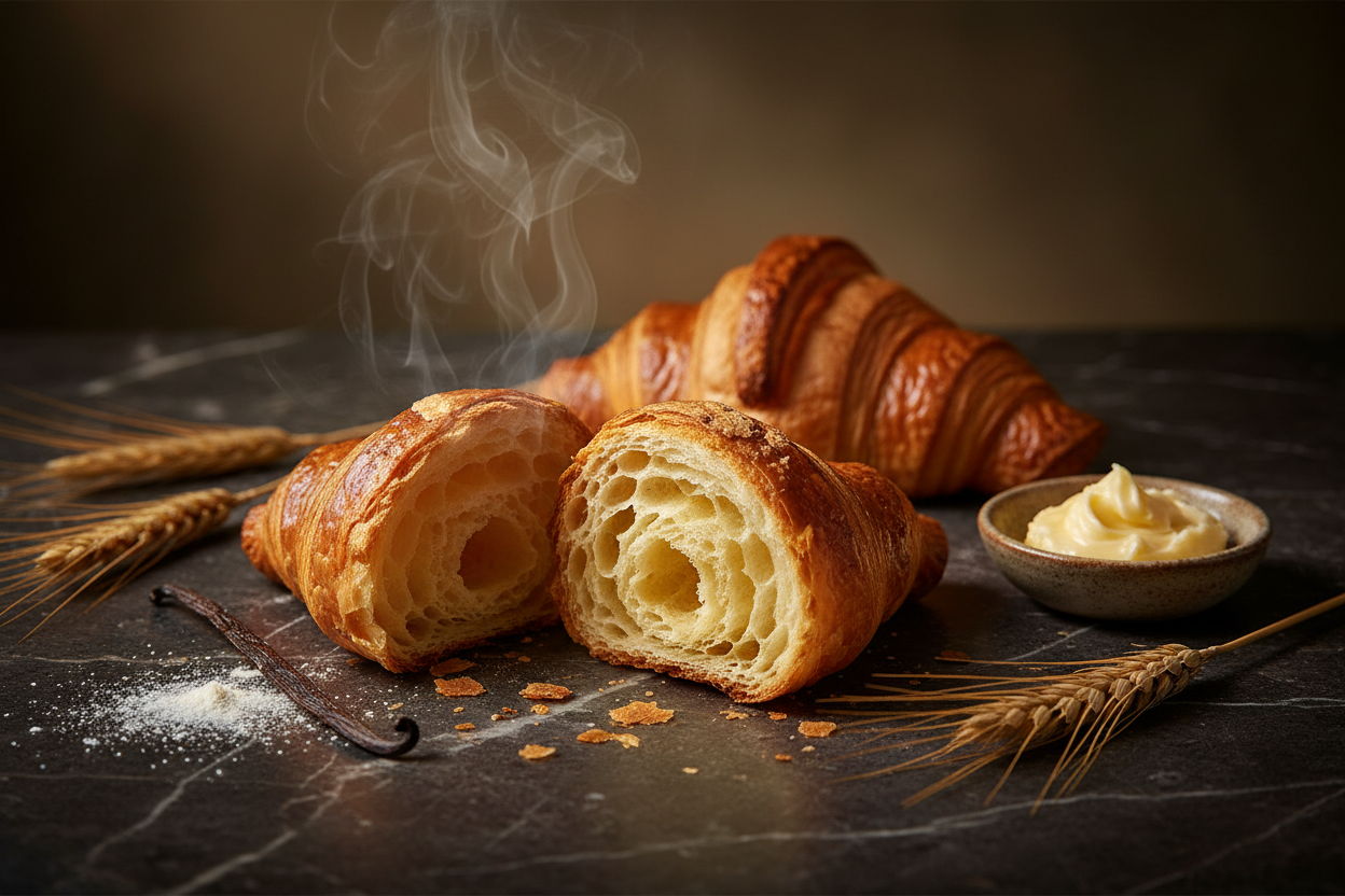 Buttery croissant wax melts - warm bakery fragrance with butter, cream and vanilla