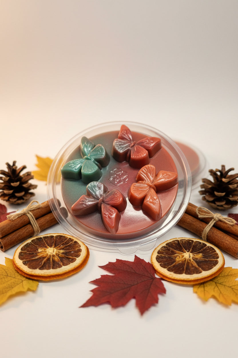 Cinnamon Apple Limited Edition Wax Puck butterfly design