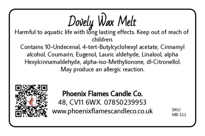 Dovely Wax Melts - Classic Clean Floral Scent