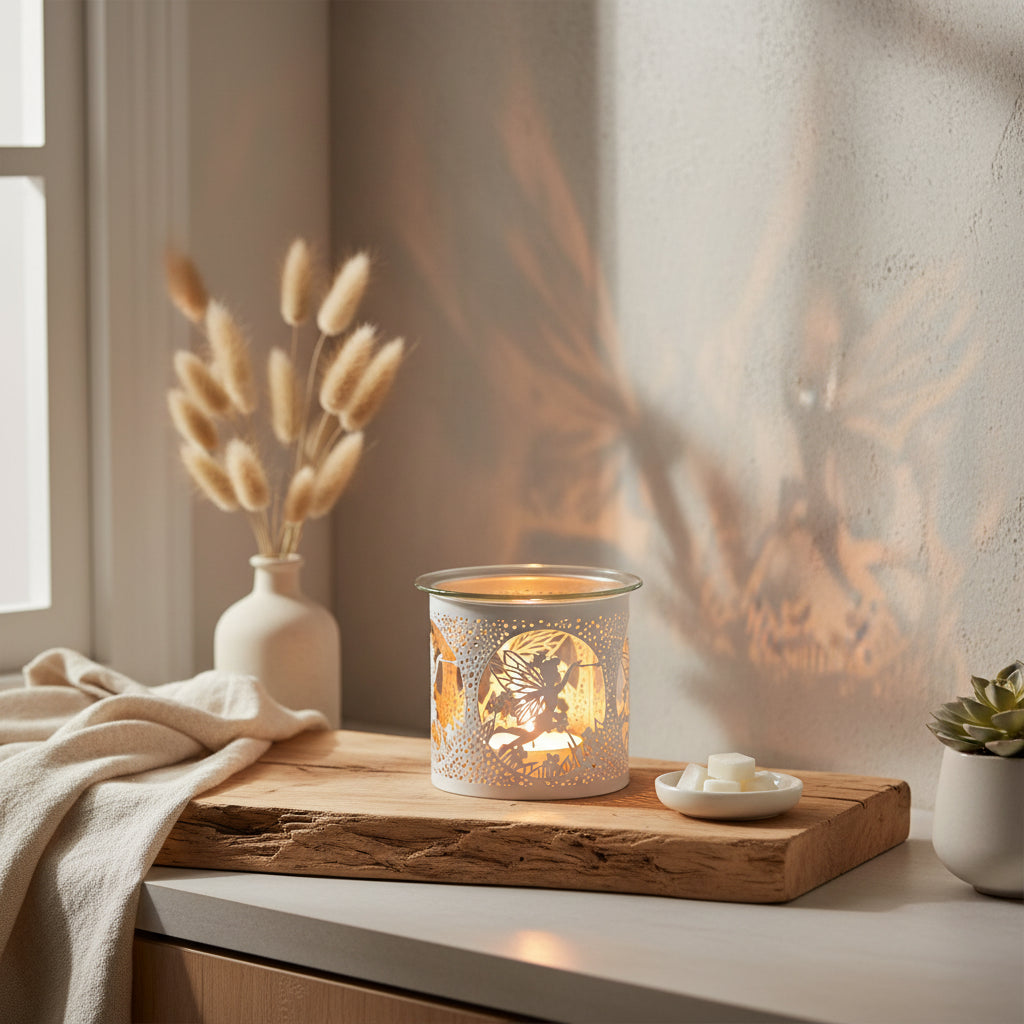 Wax Melt Burner with fairy design 