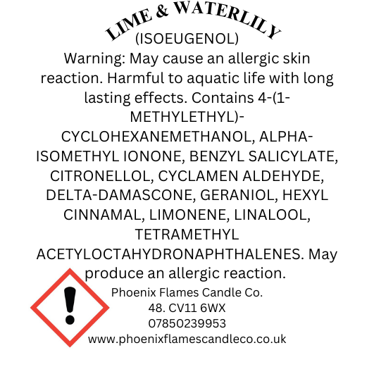 Lime & Waterlily Scented Wax Melts