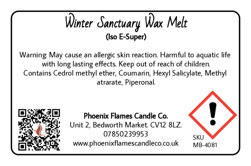 Winter Sanctuary Wax Melts - Myrrh, Tonka Bean & Amber