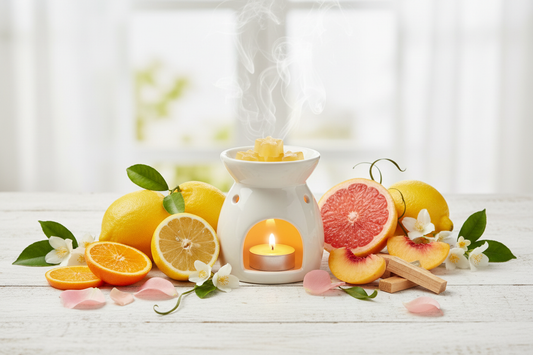 Bergamote wax melt scent - bergamot, grapefruit, rose, jasmine and cedarwood