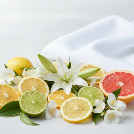 Luscious Laundry wax melt scent - citrus, lily, jasmine and fresh clean notes