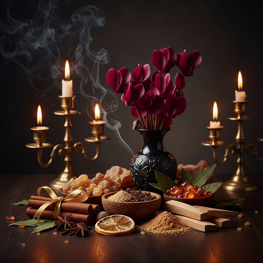 Aphrodite wax melt scent - cinnamon, cloves, frankincense, amber and sandalwood