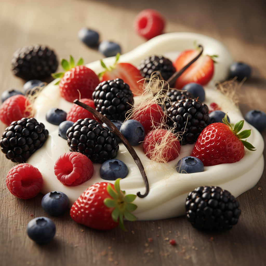 Berry Comforting wax melt scent - mixed berries and cream